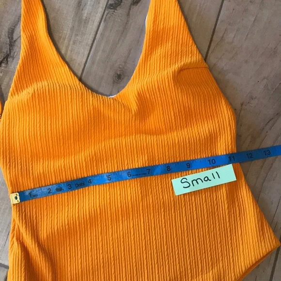 White Belted One Piece Swimsuit - Picture 12 of 17